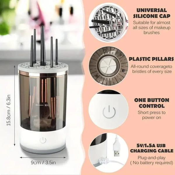 QuickClean Portable Brush Spinner Pro